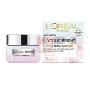 L'Oreal Paris Glycolic Bright Skin Care Day Cream with SPF 17 - 50ml