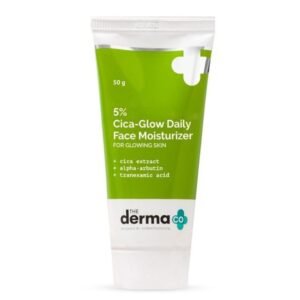 The Derma Co 5% Cica-Glow Daily Face Moisturizer 50gm