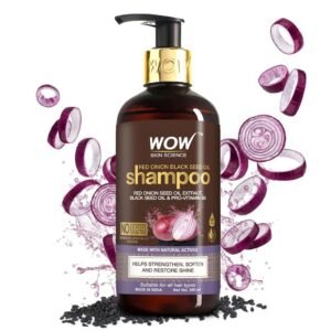 Wow Skin Science Red Onion Black Seed Oil Shampoo 500ml
