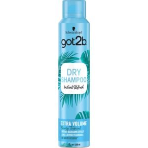 Schwarzkopf Got2b Instant Refresh Breezy Tropical Extra Volume Dry Shampoo 200ml