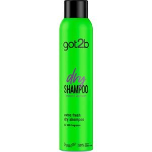 Schwarzkopf Got2b Instant FreshUp Extra Fresh Dry Shampoo for 48hr Fresh Fragrance ( Green)