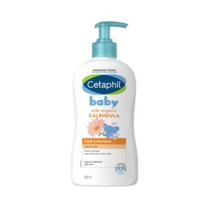Cetaphil Baby Wash & Shampoo With Organic Calendula (400ml)
