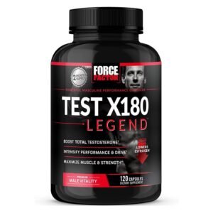 FORCE FACTOR TESTOSTERONE BOOSTERS TEST X180 LEGEND – 120 CAPSULES