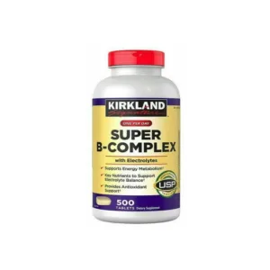 Kirkland Signature Super B-Complex with Electrolytes – 500 Tablets