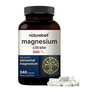 NatureBell Magnesium Citrate 500mg – 240 Capsule