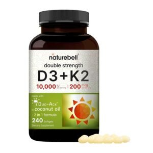 NatureBell Vitamin D3 K2 – 240 Softgels
