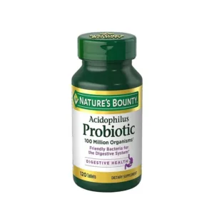 Nature’s Bounty Acidophilus Probiotic – 120 Tablets