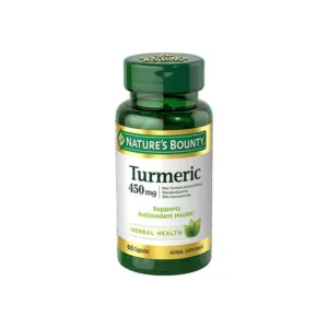 Nature’s Bounty Turmeric Curcumin 450mg – 60 Capsules