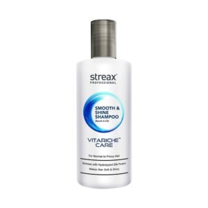 Streax Professionals Vitariche Care Smooth & Shine Shampoo for Dry & Frizzy (300ml)Hair