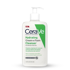 Cerave Hydrating Cream-to-Foam Cleanser 355ml
