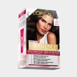 L’Oreal Excellence Creme 3 Dark Brown Permanent Hair Dye